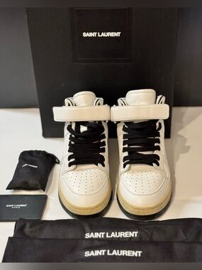 SAINT LAURENT Lax Mid Top Sneaker (Size 36)